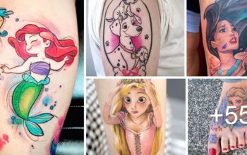 Lindas ideas de tatuajes de Disney preciosas