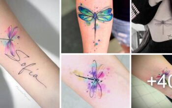 Hermosas ideas de Tatuajes de libélulas en varios estilos
