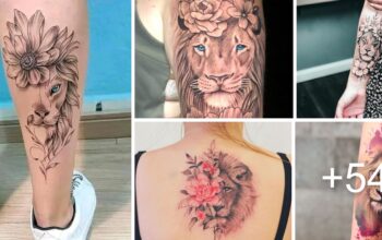 Lindos Tatuajes de leones para mujer