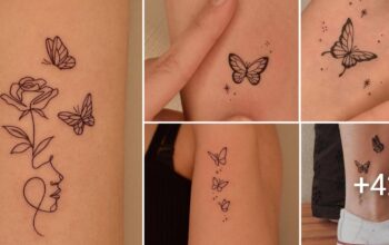 Diseños pequeños de mariposas para hacerte un lindo tatuaje