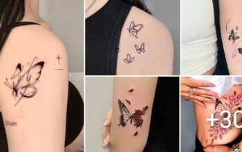 30 Ideas hermosas de Tatuajes de mariposas